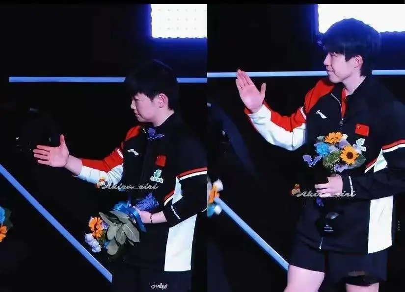 两个人都打, 王楚钦也是